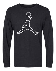 Jumpman - Performance Long Sleeve Pickleball T-Shirt - Unisex