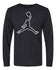 Jumpman - Performance Long Sleeve Pickleball T-Shirt - Unisex