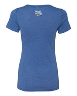 Rainbow Pride Pickleball Court Outline Spectrum Wicking T-Shirt - Pickleball T-shirt Women's