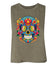 Sugar Skull - Racerback Crop Tank Top