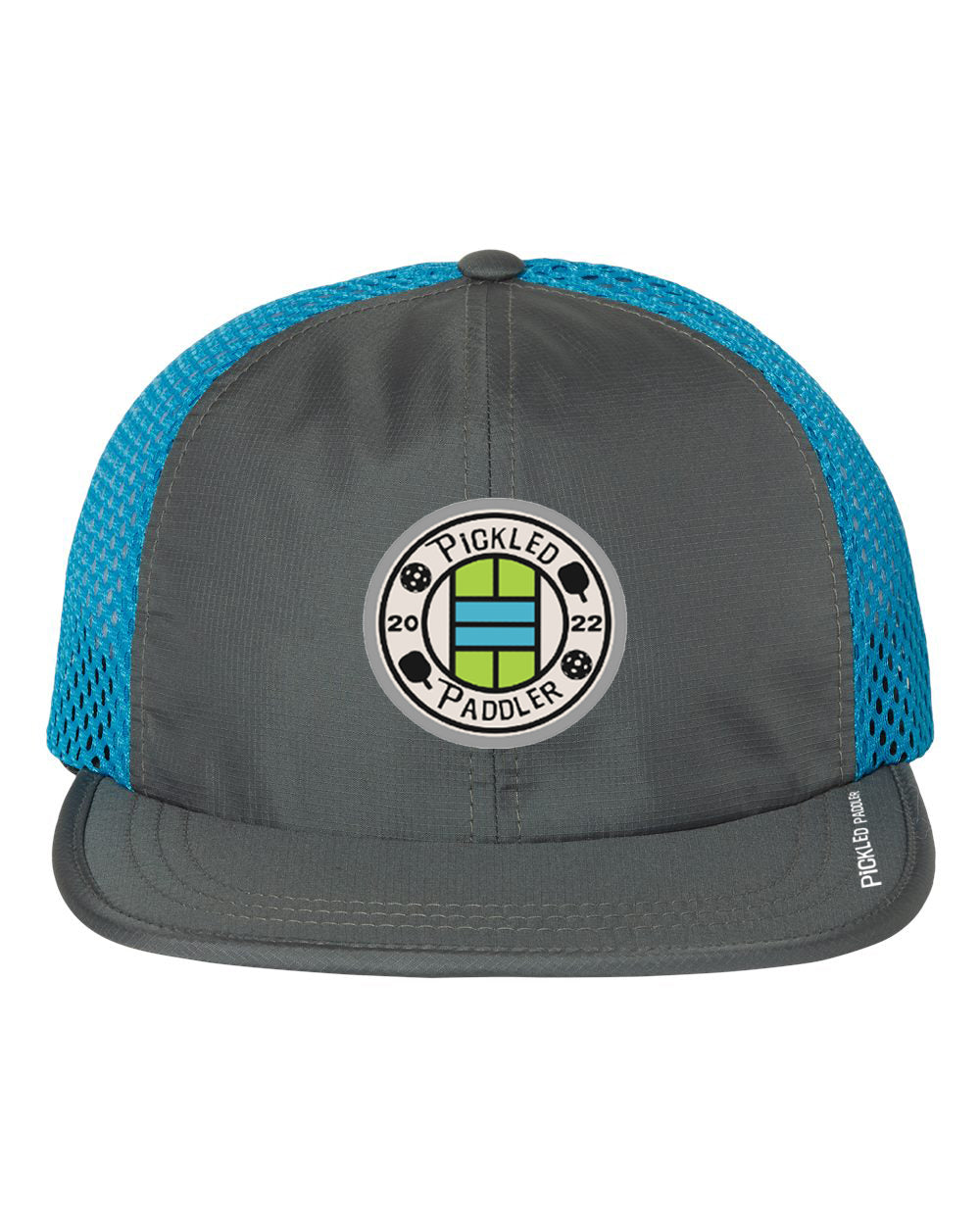 Pickled Paddler Emblem Patch Wide Mesh Pickleball Cap