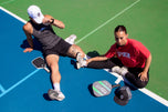 Skull and Crossbones Pickleball Paddle Performance Cap - Black and White