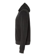 Pickleball Zip Hoodie - Super Soft - Thick, Heather Grey Court Outline - Unisex
