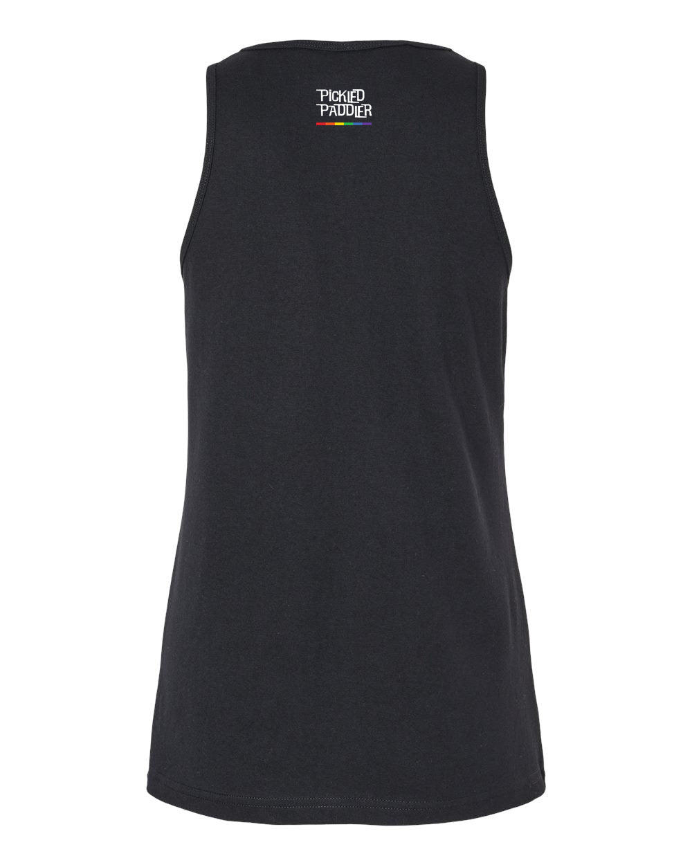 Pickleball Tank Top - Lobber Not A Fighter - Rainbow Heart