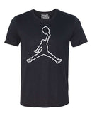 Pickleball T-shirt - Soft Moisture-Wicking [Mens/Unisex] - Jumpman
