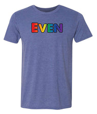 Pickleball T-shirt - Soft Moisture-Wicking [Mens/Unisex] - Rainbow Even Partner shirt [Odd sold separately]