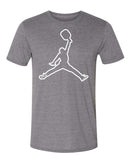 Pickleball T-shirt - Soft Moisture-Wicking [Mens/Unisex] - Jumpman
