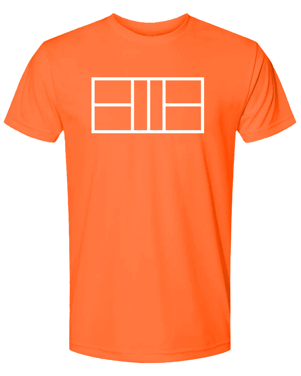 Pickleball T-shirt - Soft Moisture-Wicking [Mens/Unisex] - Court Outline