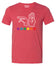 Pickleball T-shirt - Soft Moisture-Wicking [Mens/Unisex] - American Sign Language PB