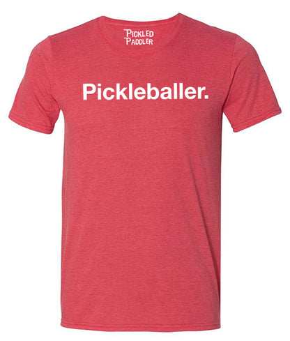 Pickleball T-shirt - Soft Moisture-Wicking [Mens/Unisex] - Pickleballer
