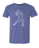 Pickleball T-shirt - Soft Moisture-Wicking [Mens/Unisex] - Backhand Man