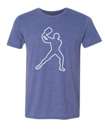 Pickleball T-shirt - Soft Moisture-Wicking [Mens/Unisex] - Backhand Man