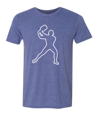 Pickleball T-shirt - Soft Moisture-Wicking [Mens/Unisex] - Backhand Man