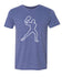 Pickleball T-shirt - Soft Moisture-Wicking [Mens/Unisex] - Backhand Man
