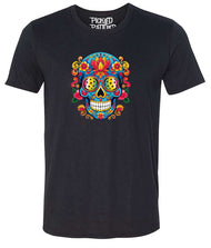 Pickleball T-shirt - Soft Moisture-Wicking [Mens/Unisex] - Sugar Skull