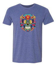 Pickleball T-shirt - Soft Moisture-Wicking [Mens/Unisex] - Sugar Skull