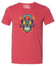 Pickleball T-shirt - Soft Moisture-Wicking [Mens/Unisex] - Sugar Skull