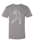 Pickleball T-shirt - Soft Moisture-Wicking [Mens/Unisex] - Backhand Man
