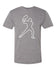 Pickleball T-shirt - Soft Moisture-Wicking [Mens/Unisex] - Backhand Man