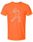 Pickleball T-shirt - Soft Moisture-Wicking [Mens/Unisex] - Backhand Man