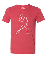 Pickleball T-shirt - Soft Moisture-Wicking [Mens/Unisex] - Backhand Man