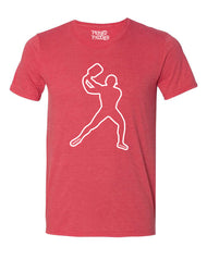 Pickleball T-shirt - Soft Moisture-Wicking [Mens/Unisex] - Backhand Man
