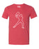 Pickleball T-shirt - Soft Moisture-Wicking [Mens/Unisex] - Backhand Man