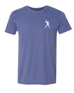 Performance Pickleball T-shirt - Soft Moisture-Wicking [Mens/Unisex] - Backhand Man Icon