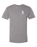 Performance Pickleball T-shirt - Soft Moisture-Wicking [Mens/Unisex] - Backhand Man Icon