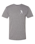 Performance Pickleball T-shirt - Soft Moisture-Wicking [Mens/Unisex] - Backhand Man Icon