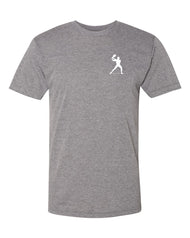 Performance Pickleball T-shirt - Soft Moisture-Wicking [Mens/Unisex] - Backhand Man Icon