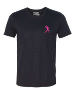 Performance Pickleball T-shirt - Soft Moisture-Wicking [Mens/Unisex] - Backhand Man Icon