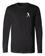 Backhand Man Icon - Performance Long Sleeve Pickleball T-Shirt - Unisex