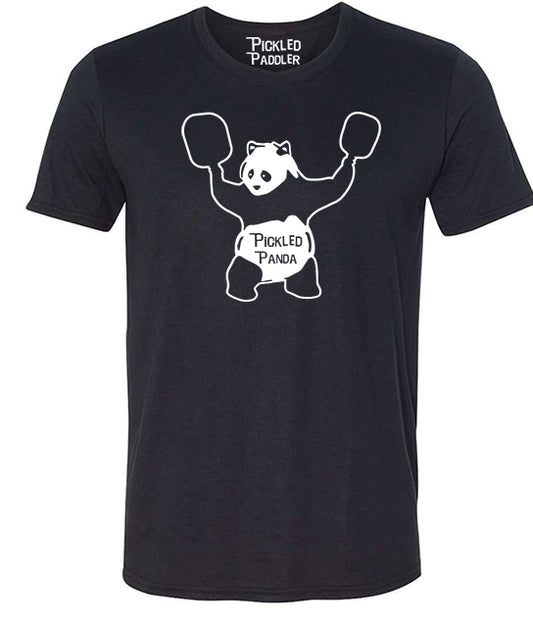 Pickleball T-shirt - Soft Moisture-Wicking [Mens/Unisex] - Pickled Panda