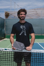Performance Pickleball T-shirt - Soft Moisture-Wicking [Mens/Unisex] - Backhand Man