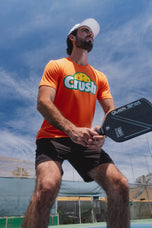 Pickleball T-shirt - Soft Moisture-Wicking [Mens/Unisex] -Crush