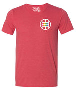 Pickleball T-shirt - Soft Moisture-Wicking [Mens/Unisex] - Equality Pride