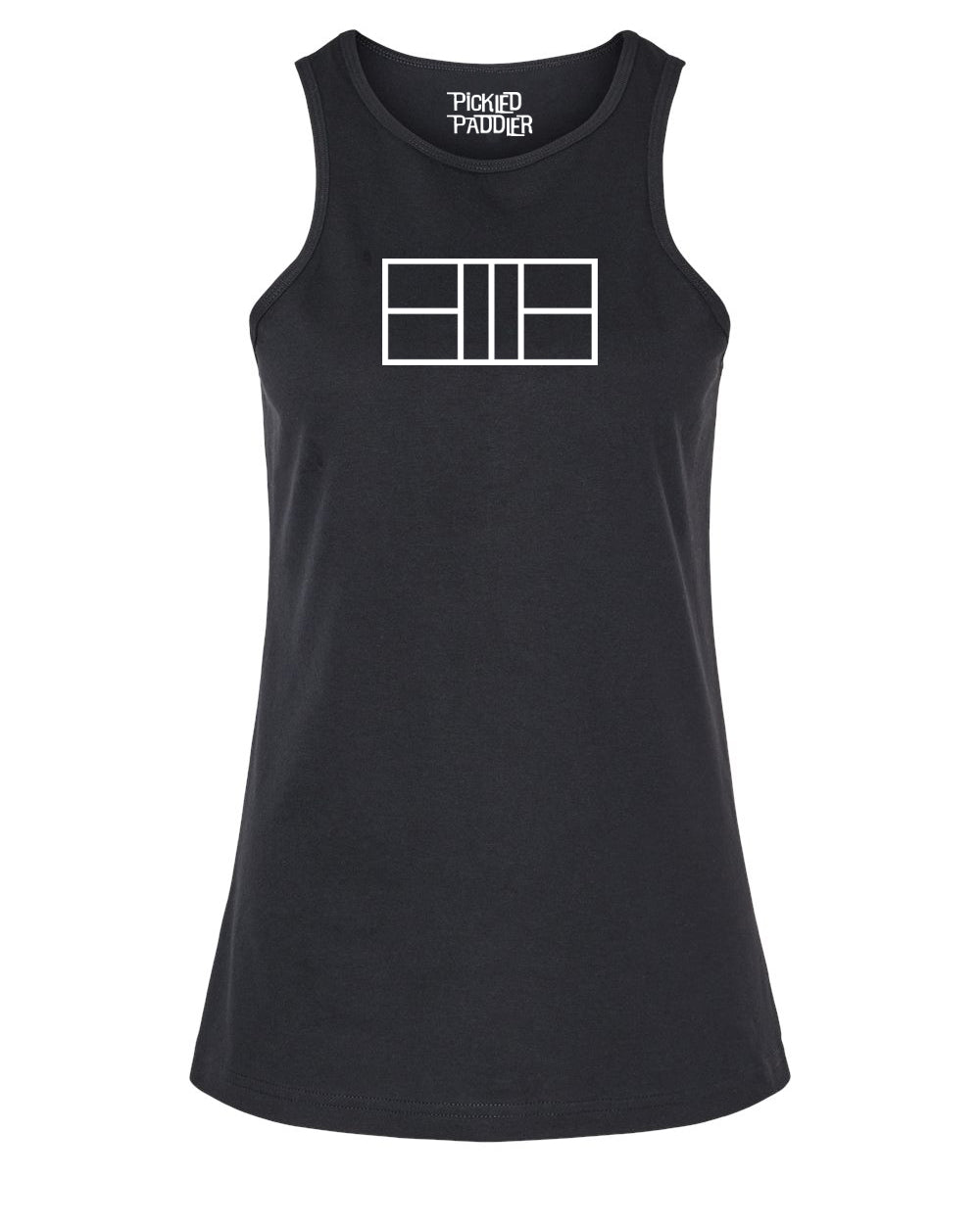 Pickleball Tank Top - Court Outline