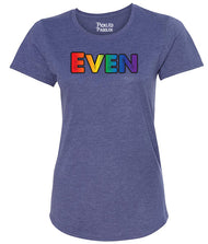 Rainbow Even Partner Wicking T-shirt [Odd sold separately] Pickleball T-Shirt - Womens