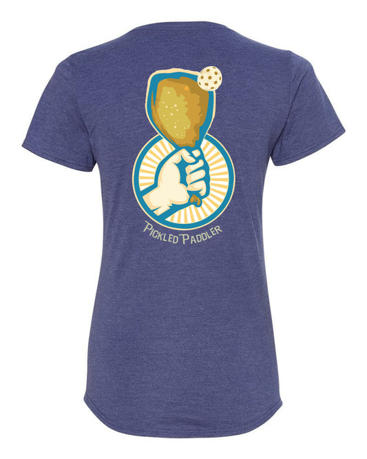 Thanksgiving - Turkey Leg - Pickleball T-shirt - Womens