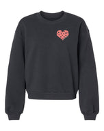 Pickle is Where the Heart is - Crop Crew Sweatshirt - Women's