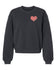 Pickle is Where the Heart is - Crop Crew Sweatshirt - Women's