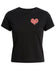 Pickle is Where the Heart is - Crop Pickleball T-shirt – Women's