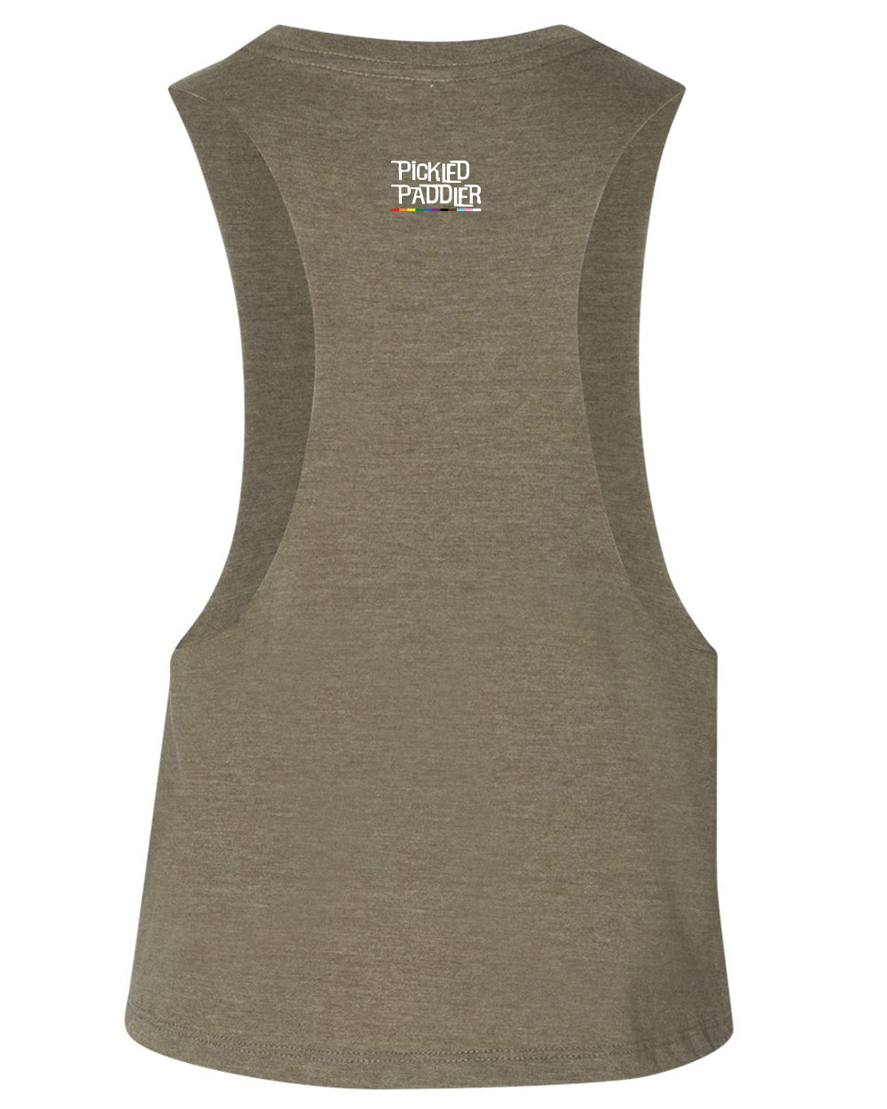 Pickleball for All - Racerback Crop Tank Top