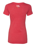 Rainbow Pride Pickleball Court Outline Spectrum Wicking T-Shirt - Pickleball T-shirt Women's