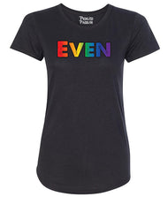Rainbow Even Partner Wicking T-shirt [Odd sold separately] Pickleball T-Shirt - Womens