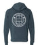 Pickleball Zip Hoodie - Super Soft - Pickled Paddler Emblem (White) - Unisex