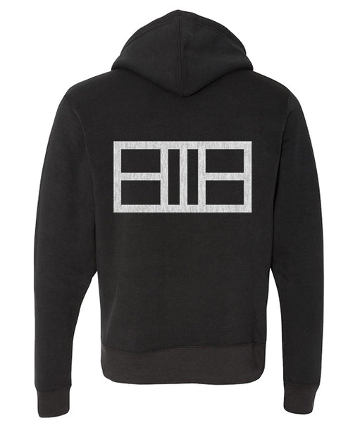ZipHoodieHeatherCourtOutlineBa ZipHoodieHeatherCourtOutlineBa