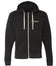 Pickleball Zip Hoodie - Super Soft - Thick, Heather Grey Court Outline - Unisex