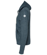 Pickleball Zip Hoodie - Super Soft - Pickled Paddler Emblem (White) - Unisex